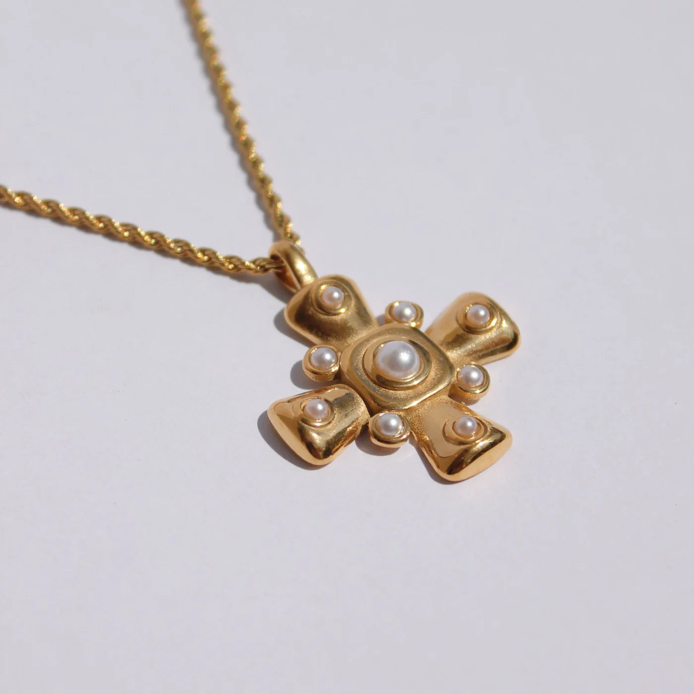 'ELENA' CROSS NECKLACE