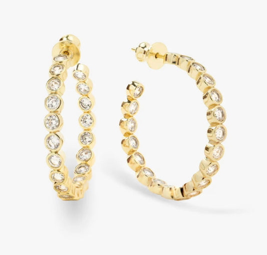 Eternal Sparkle hoops