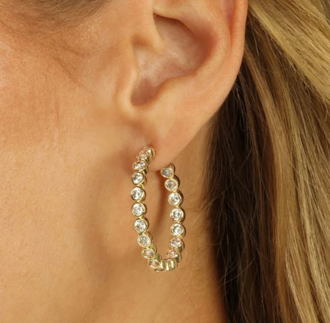 Eternal Sparkle hoops