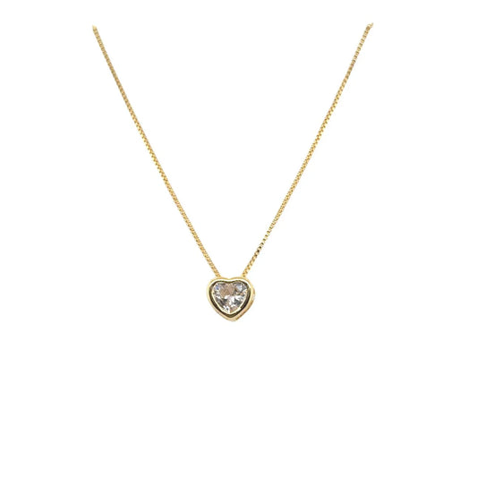 Heart Zirconia Necklace