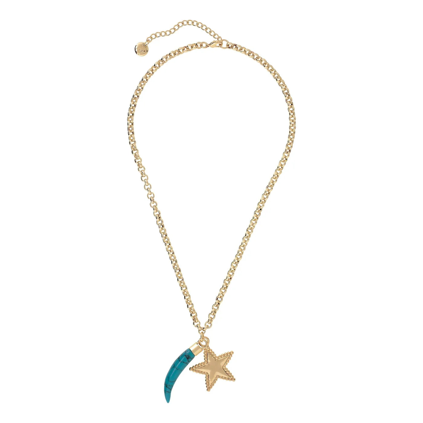 'MENORCA' NECKLACE WITH STAR & HORN