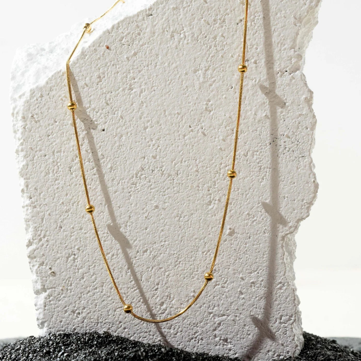 'THE BEAT' BEADED CHAIN