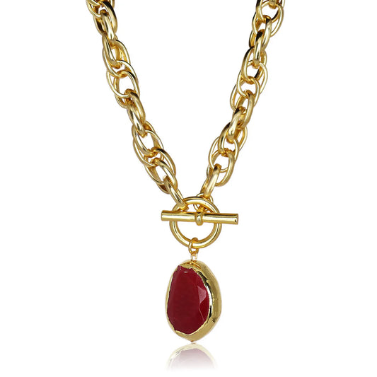 Ruby Drop Chain