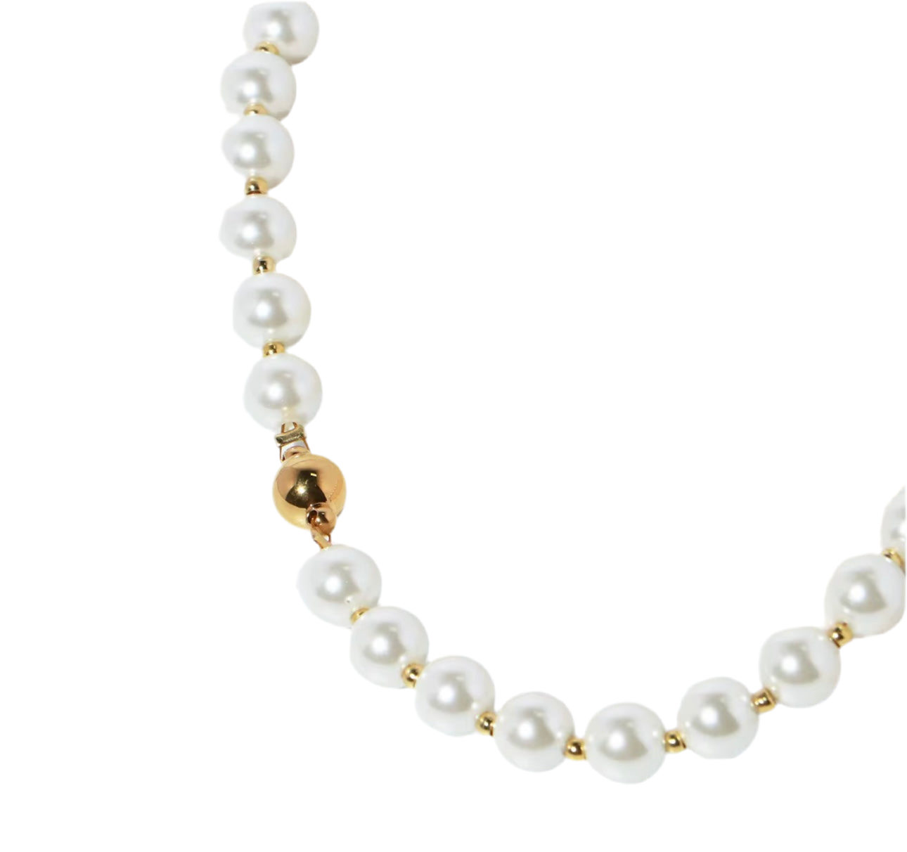 Charmy Pearl Necklace