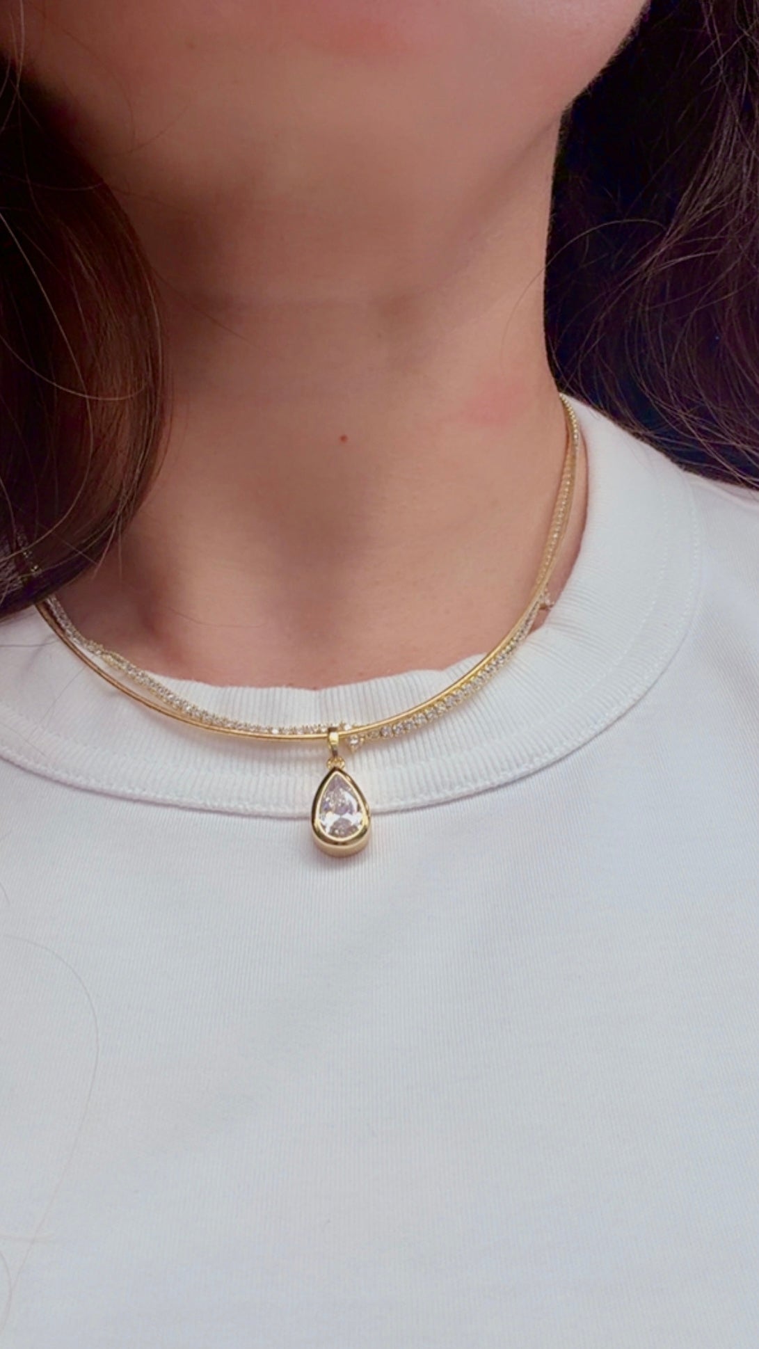 Lumi Drop necklace
