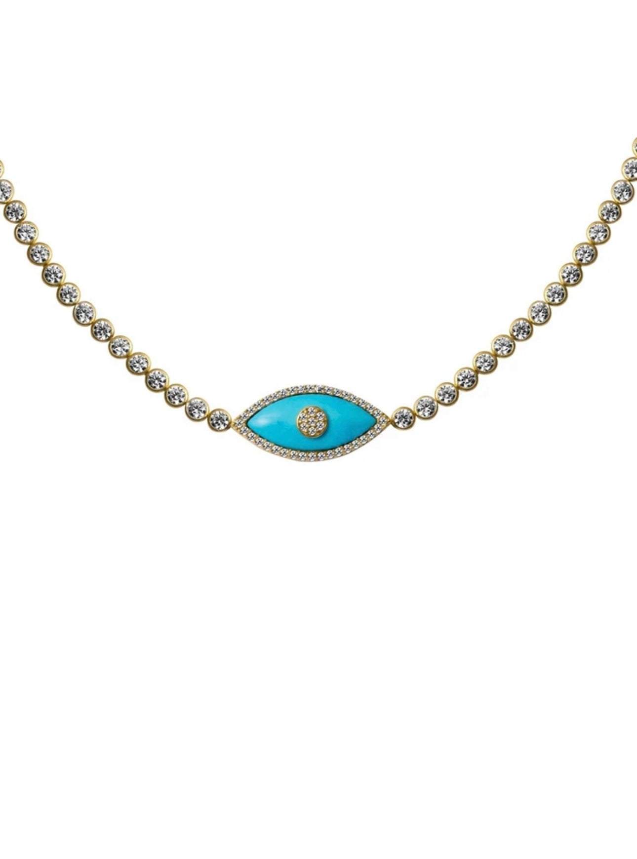 Evil Eye Tennis Choker