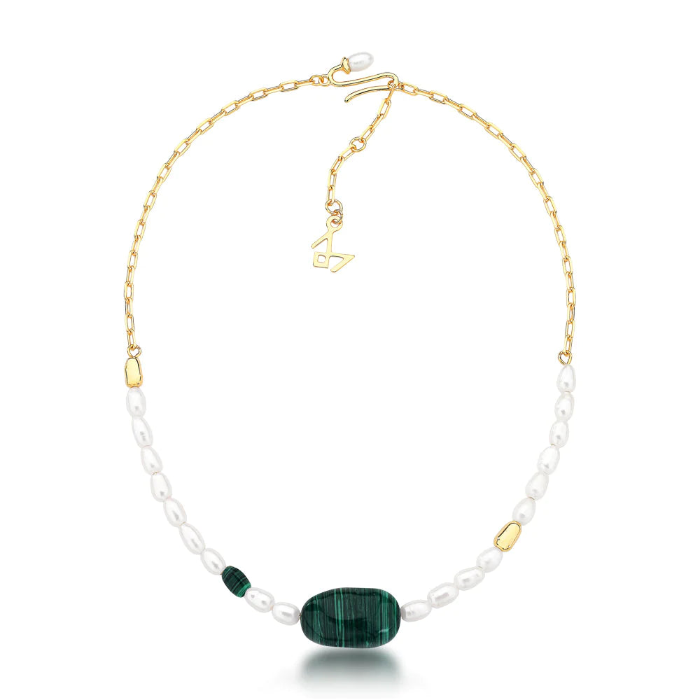 MALACHITE-Party Necklace