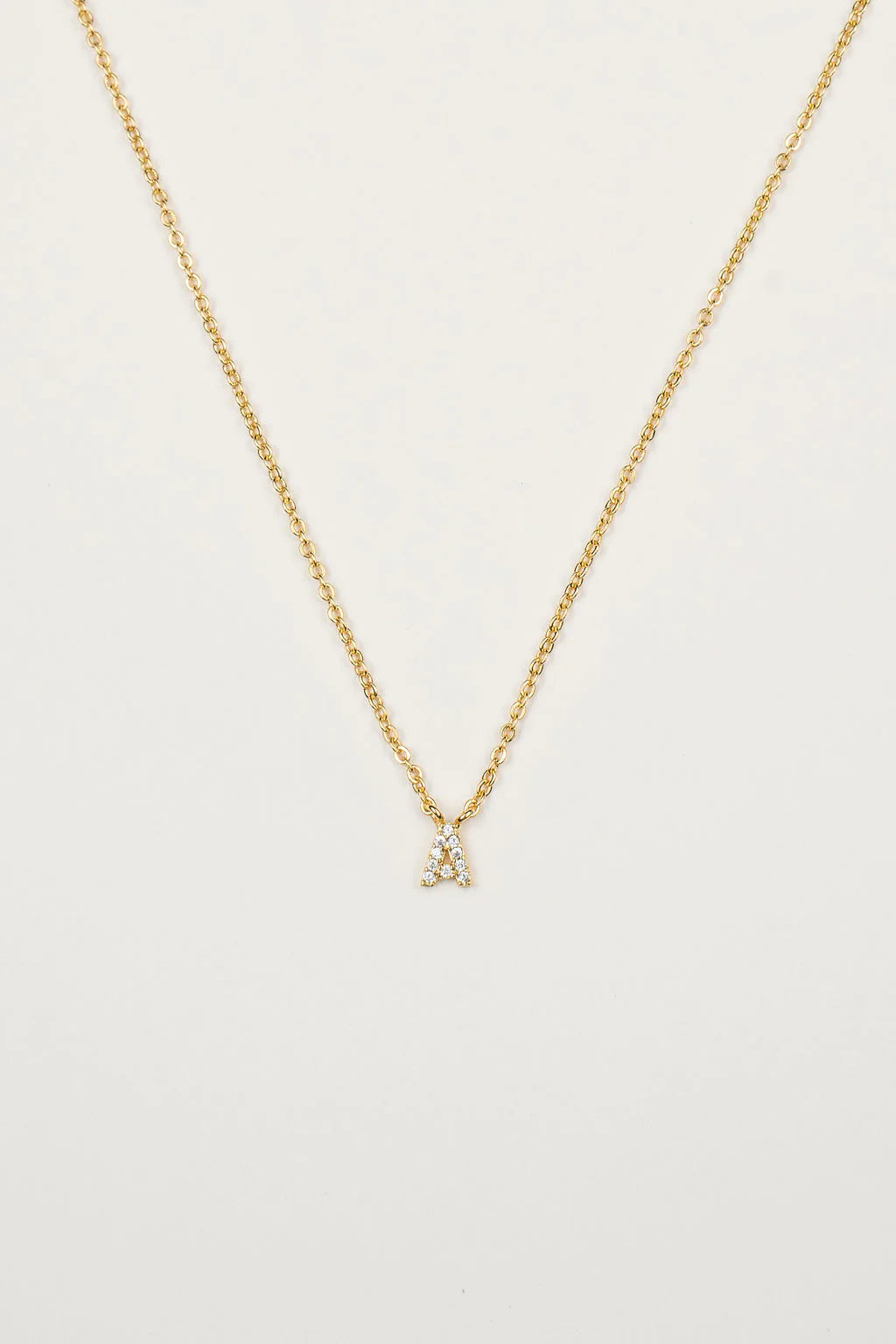 Shiny Initial Necklace.