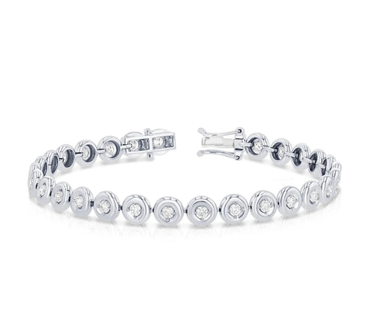 Tennis Silver Bracelet