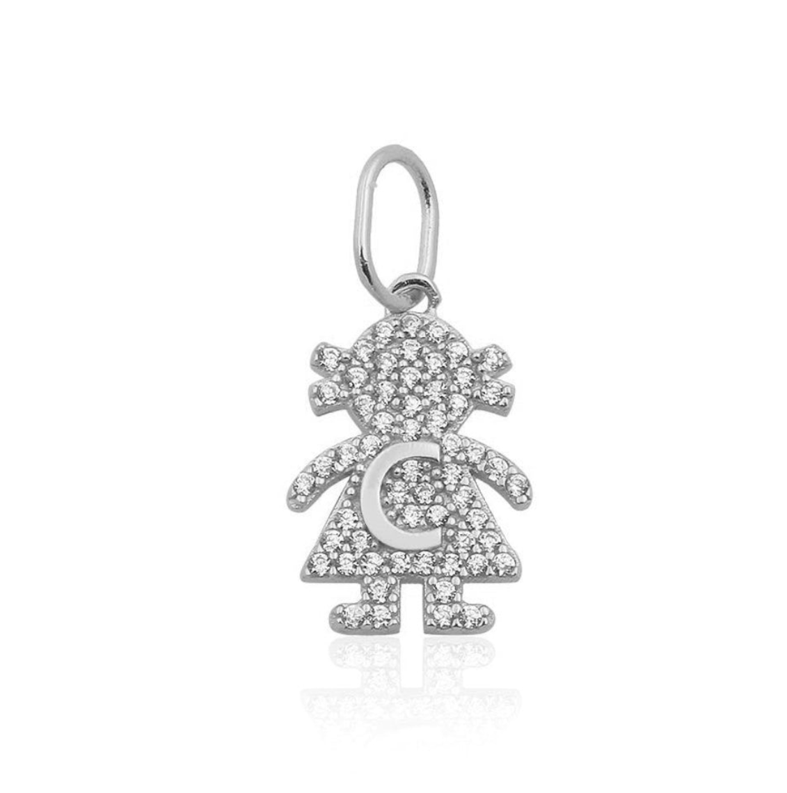 Girl & Boy Initial Charm