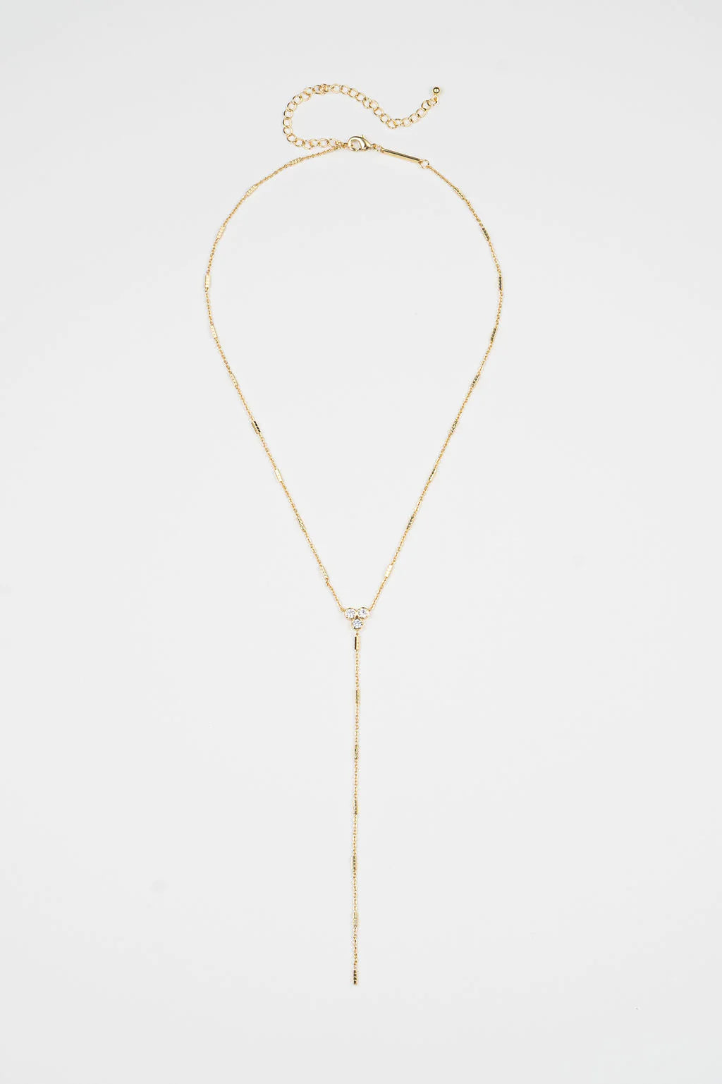 SHINY LARIAT NECKLACE