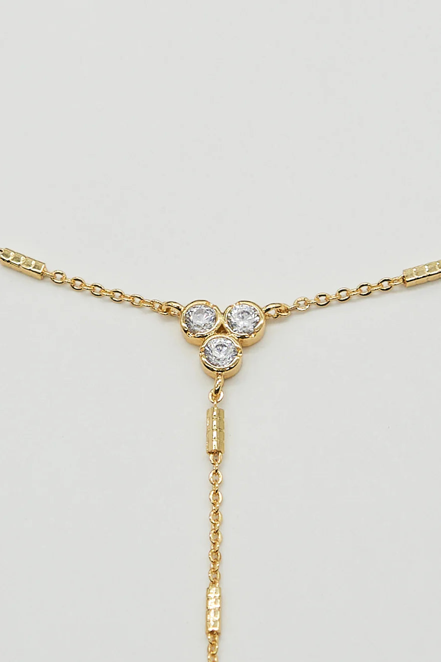 SHINY LARIAT NECKLACE