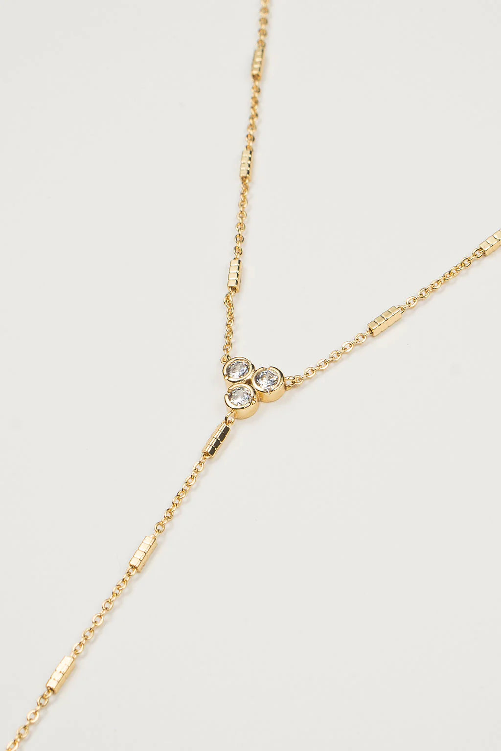 SHINY LARIAT NECKLACE